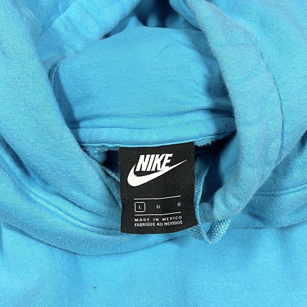 Nike Sportswear Club Just Do It Fleece Pullover Hoodie 336328-47B Sz L - Stains - Picture 5 of 15